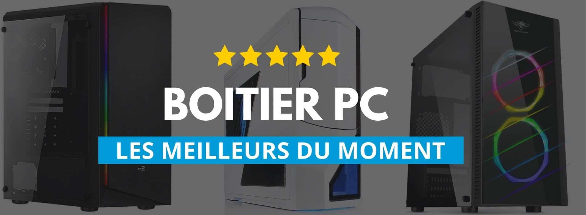 KEDIERS Boitier PC Gamer ATX, 7 Ventilateurs, Moyen Tour Vide