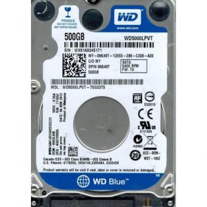 disque dur interne 25 western digital blue 500 go