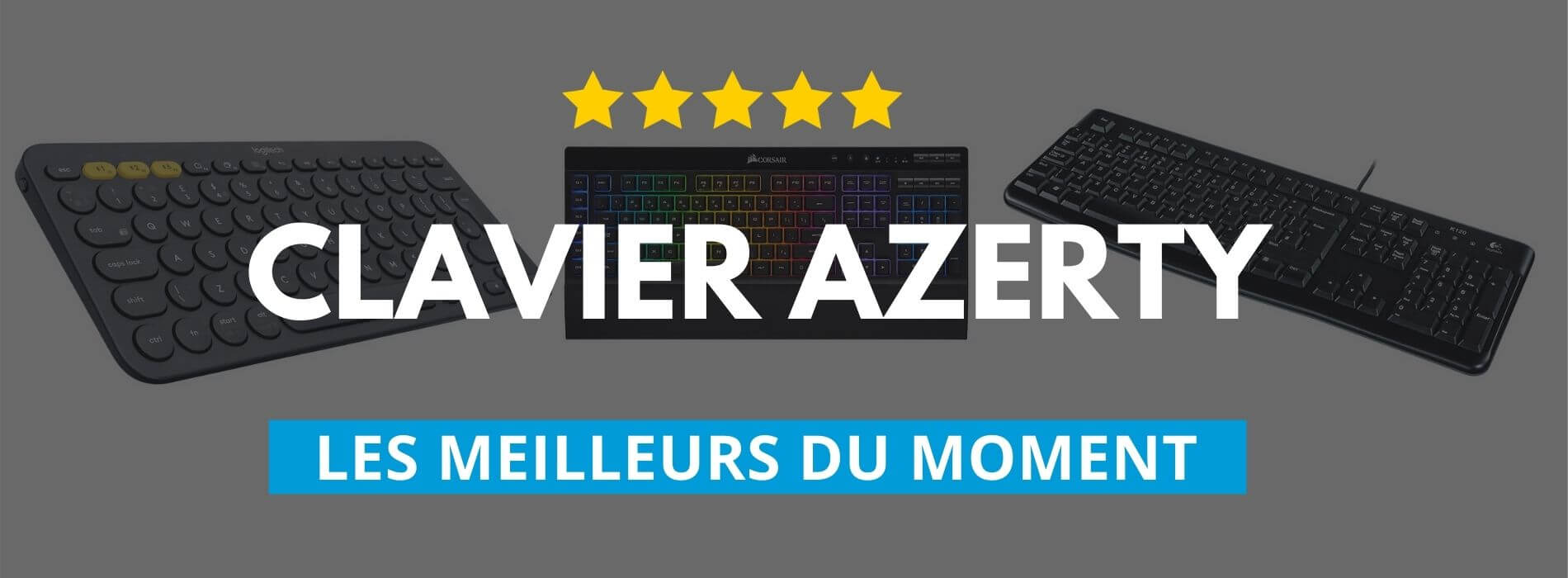 Clavier AZERTY sans fil avec pavé tactile VicTsing